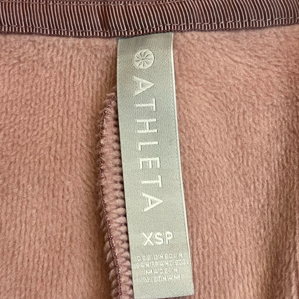 Athleta Cozy Karma 1/4 Zip Dress, Dogwood Mauve